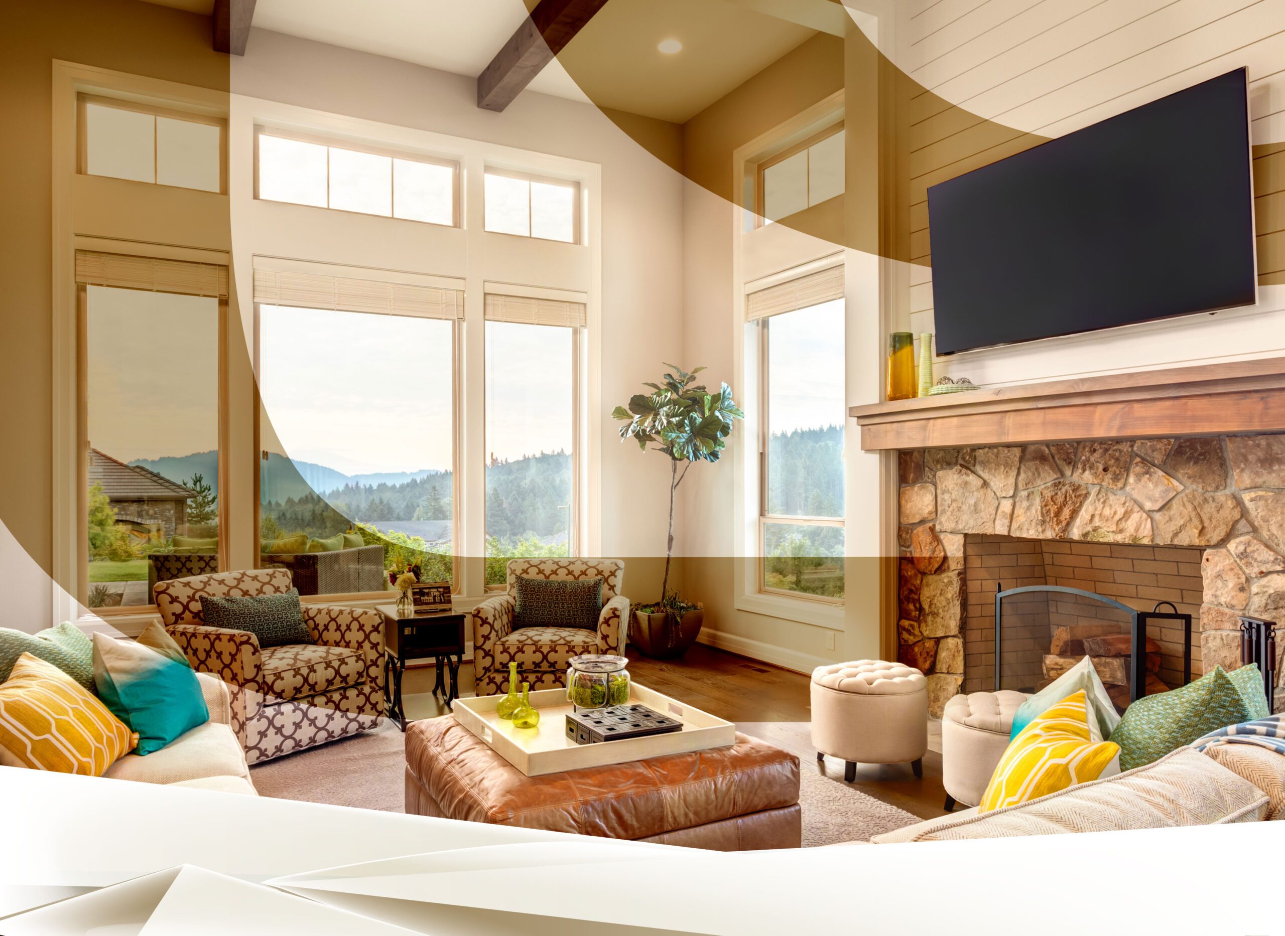 Six trends for your living-room fireplace in 2023.