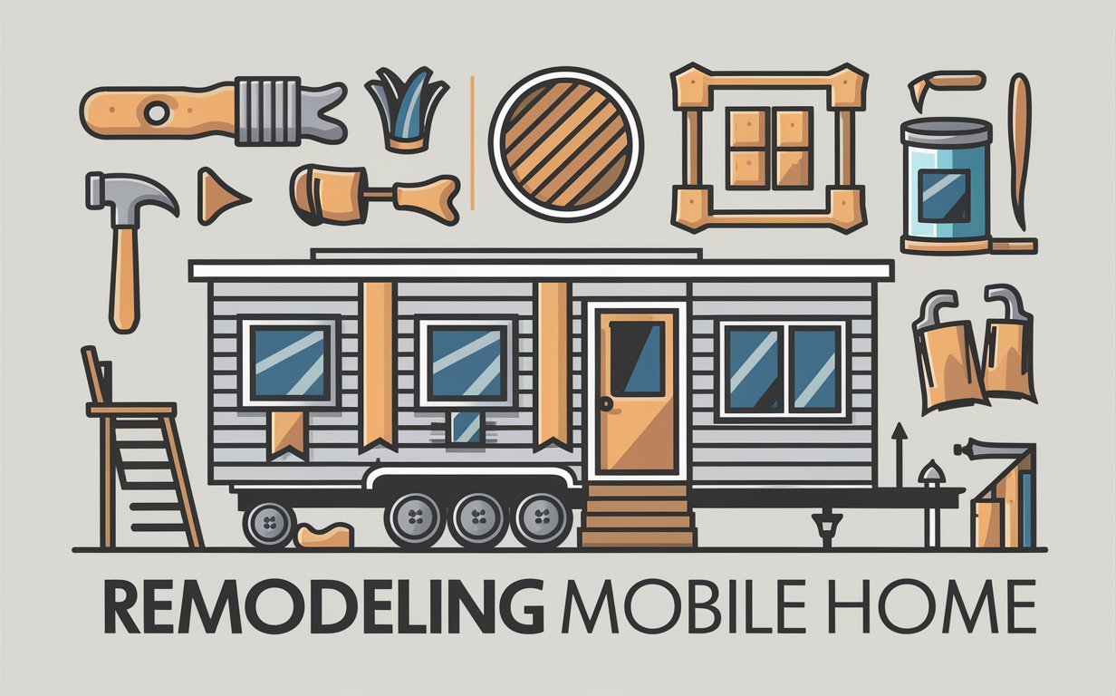 Mobile home remodeling