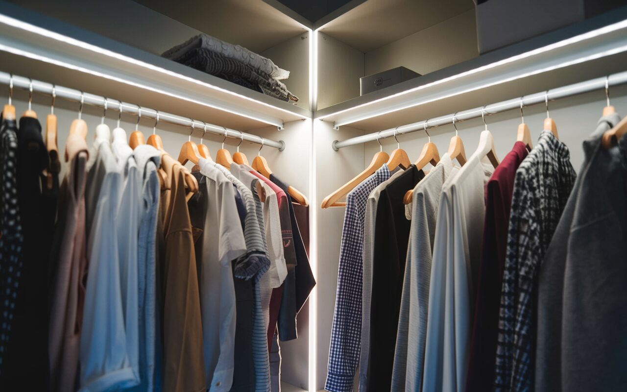 best lighting for closets led lighting