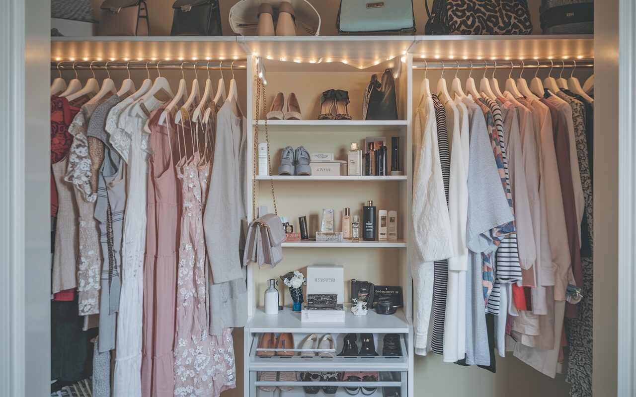 best lighting for closets ribbon lighting